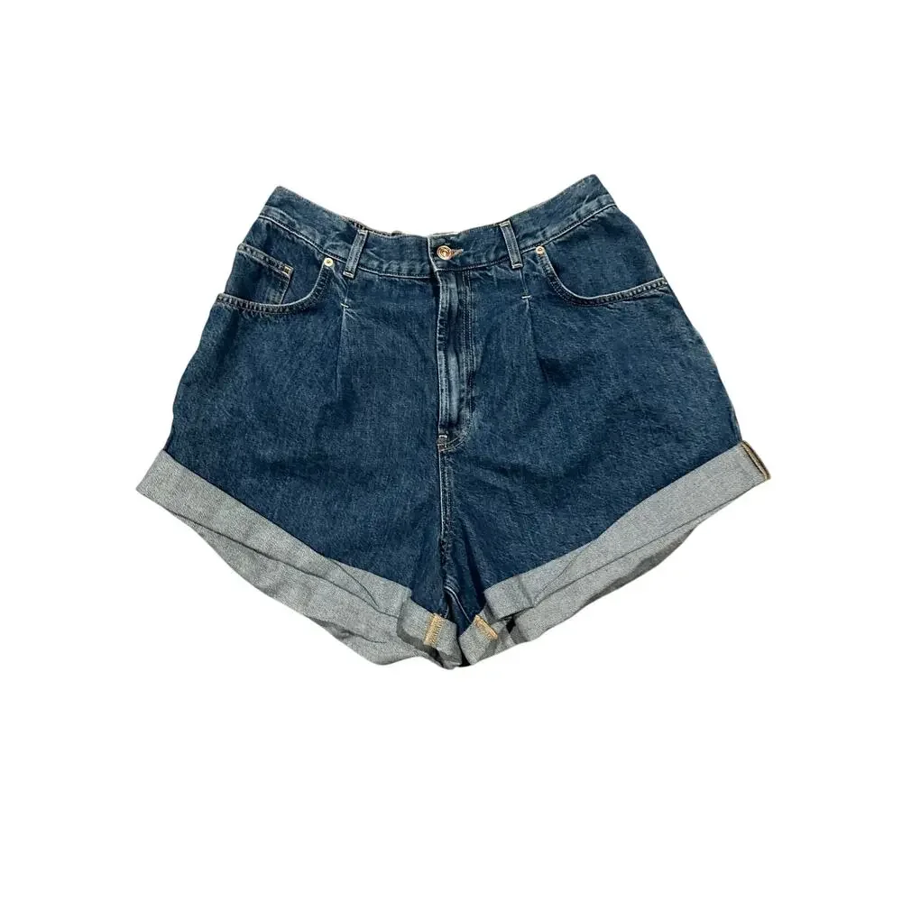 Free People Danni Shorts in Stargaze size LARGE NWT - Picture 4 of 11